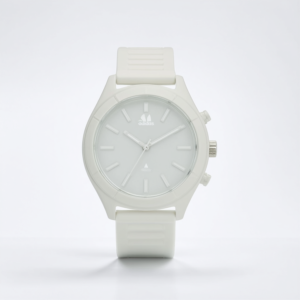 adidas White Resin Strap Watch (Model: AOST220352I)