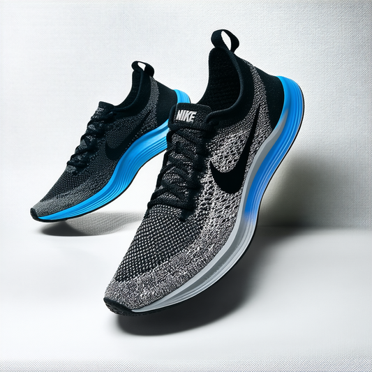 Nike Men's Lunarepic Low Flyknit 2 Running Shoe Black/Black-Dark Grey-Racer Blue 14.0