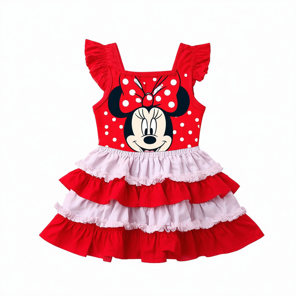 Disney Girls' Minnie Ruffle Dress