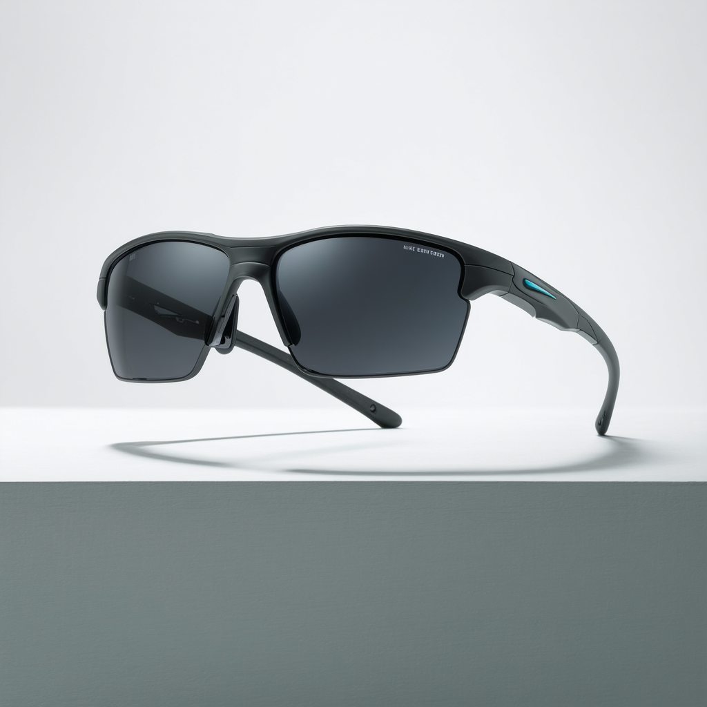 Nike Golf Adrenaline Sunglasses, Matte Anthracite/Black Frame, Grey Lens