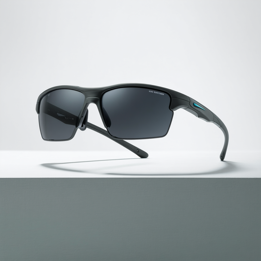 Nike Golf Adrenaline Sunglasses, Matte Anthracite/Black Frame, Grey Lens