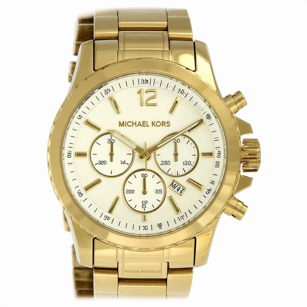 Michael Kors Men's Layton Gold-Tone Watch MK8214