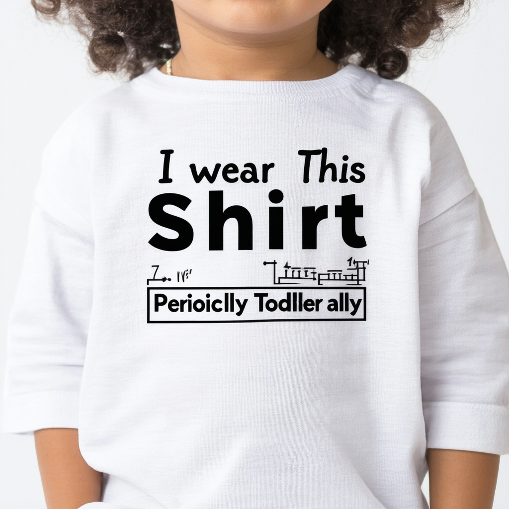 CafePress I wear This Shirt Periodically Toddler Tee
