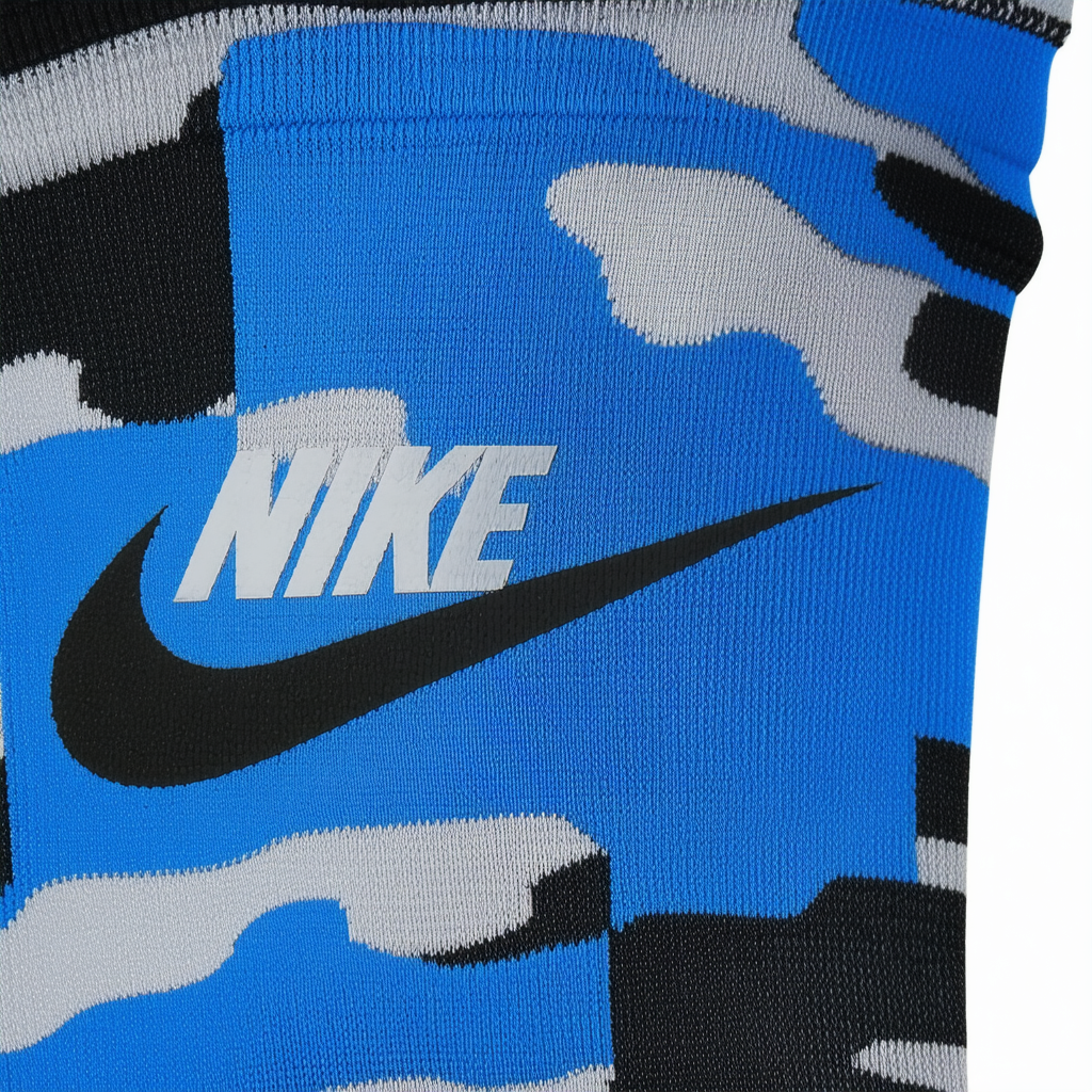 Nike Lightweight Running Graphic Sleeve NYC Camo (1 Pair, L/XL, Black/Blue Hero)