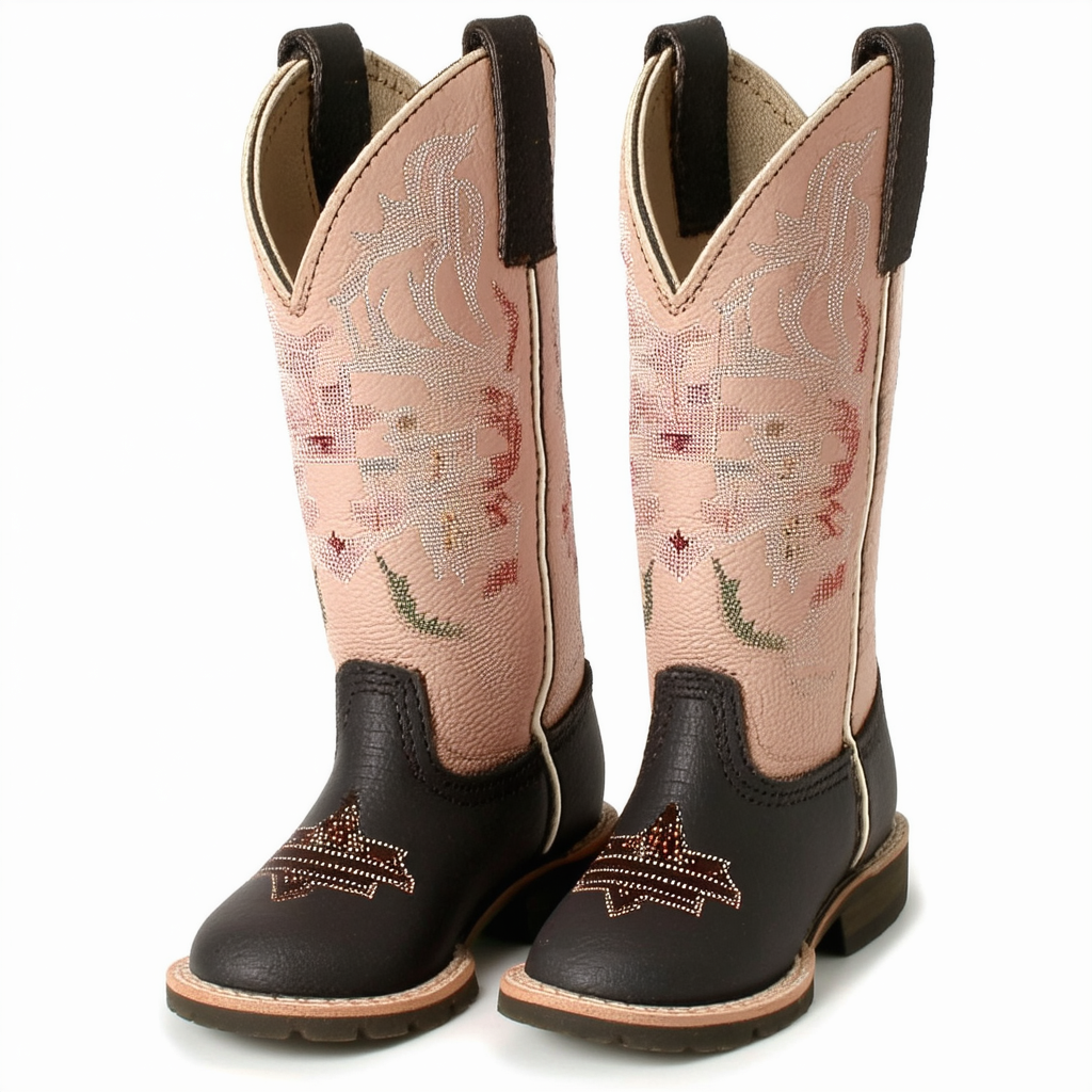 Carter's Unisex-Child Girl's Carmina Print Western Boot