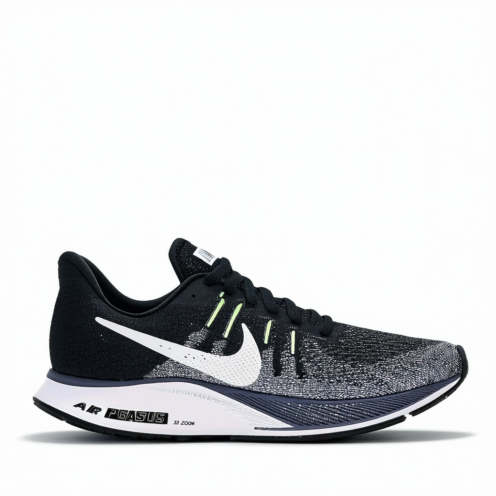 Nike Women’s Air Zoom Pegasus 35 Running Shoes (10.5 M US, Black/White/Oil Grey)