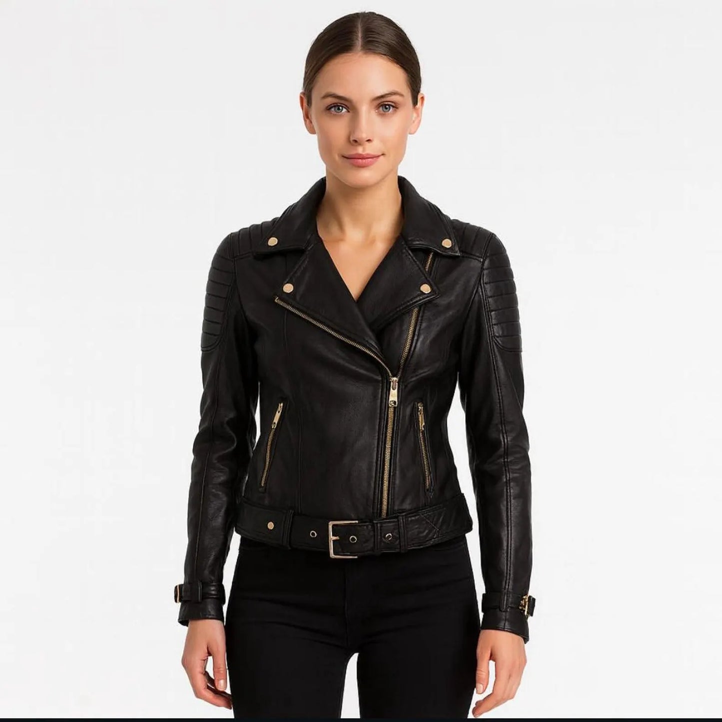 Sleek Cropped Outerwear for Rock Chic Outfits