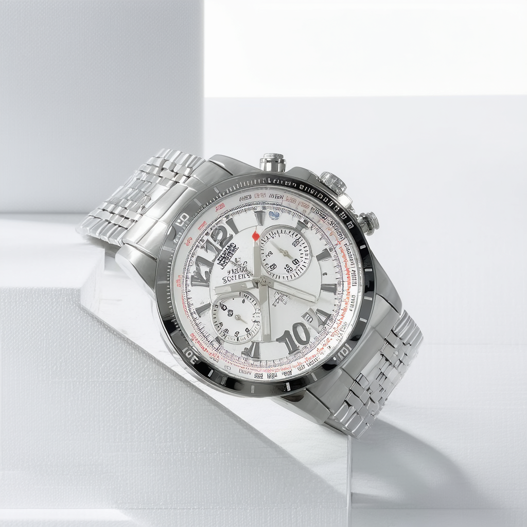 Swiss Legend Men's 10013-11 World Timer Collection Chronograph Stainless Steel Watch