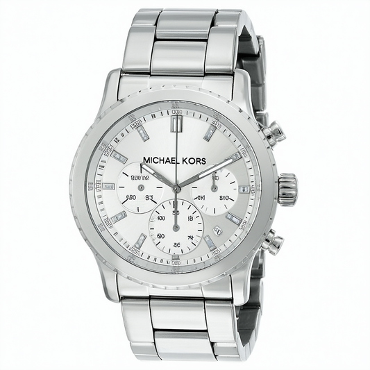 Michael Kors Women's Sawyer Silver-Tone Watch MK6281