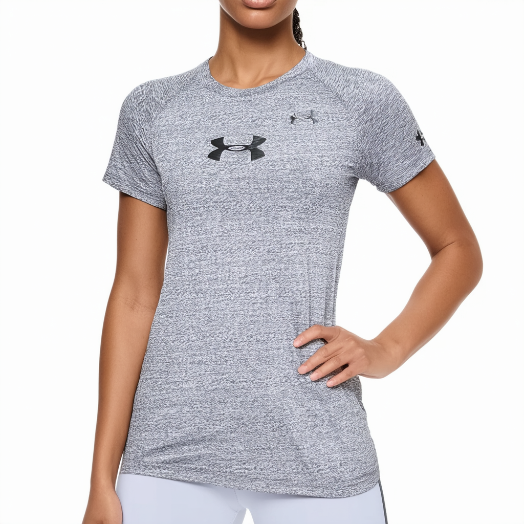 Under Armour Women's Tech Twist Big Logo Short-Sleeve Crew Neck T-Shirt