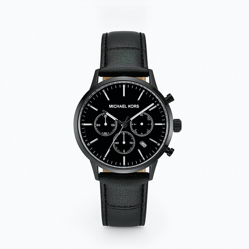 Michael Kors Men's Pennant Black Watch MK8458