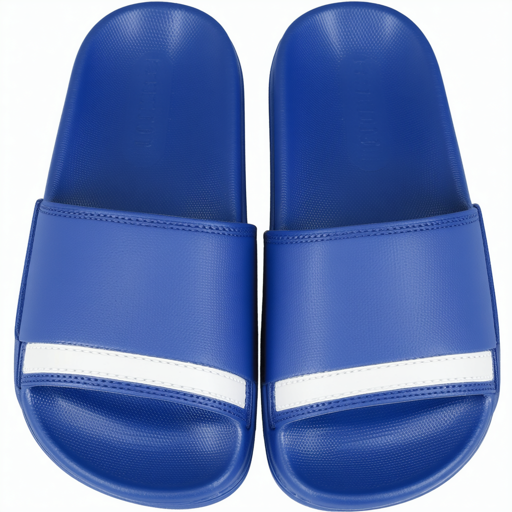 adidas Men's Adilette Comfort Slides Sandals, Collegiate Royal/Core White/Collegiate Royal, 11