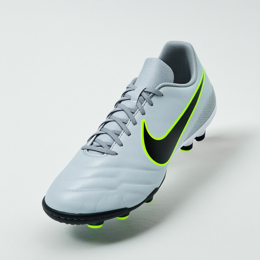 NIKE Tiempo Genio Leather Indoor [Wolf Grey/Black/Green Strike]