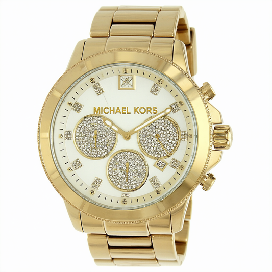 Michael Kors Women's Delaney Stainless Steel Crystal Watch - Gold