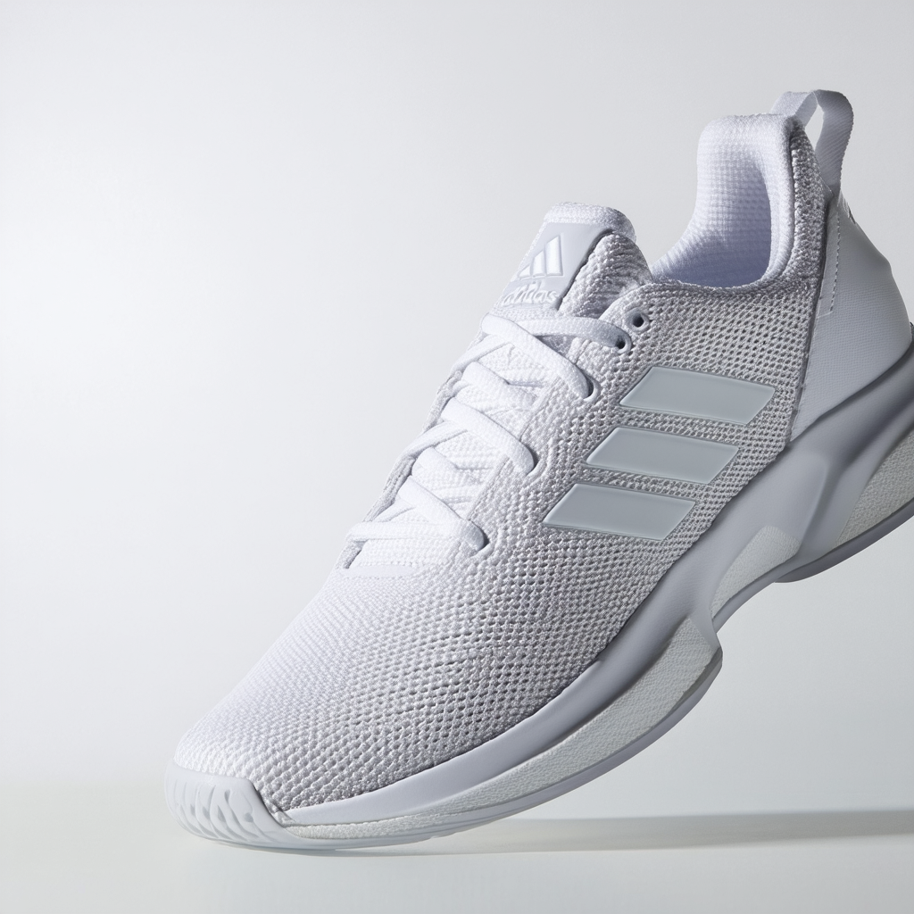 adidas Women's Split Step Edge Mesh Tennis Shoe
