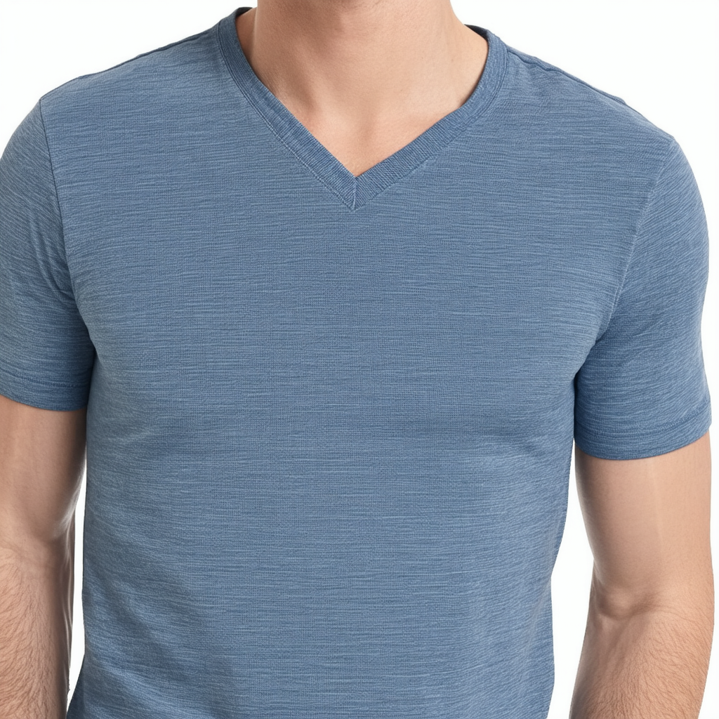 Nautica Men's Cotton-Stretch V -Neck Tee Shirt