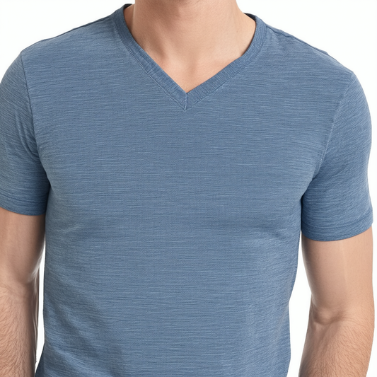 Nautica Men's Cotton-Stretch V -Neck Tee Shirt