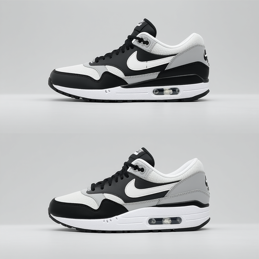 Nike Air Max 1 Mid FB Men Shoes Black/Cool Grey/Ivory/Black 685192-001