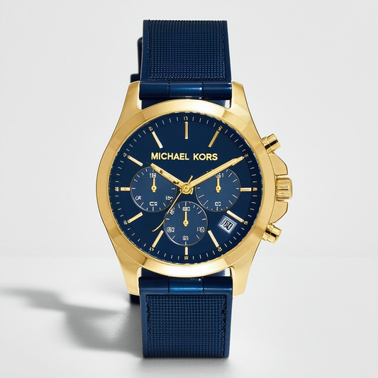 Michael Kors Men's MK8338 - Channing Gold/Navy Watch