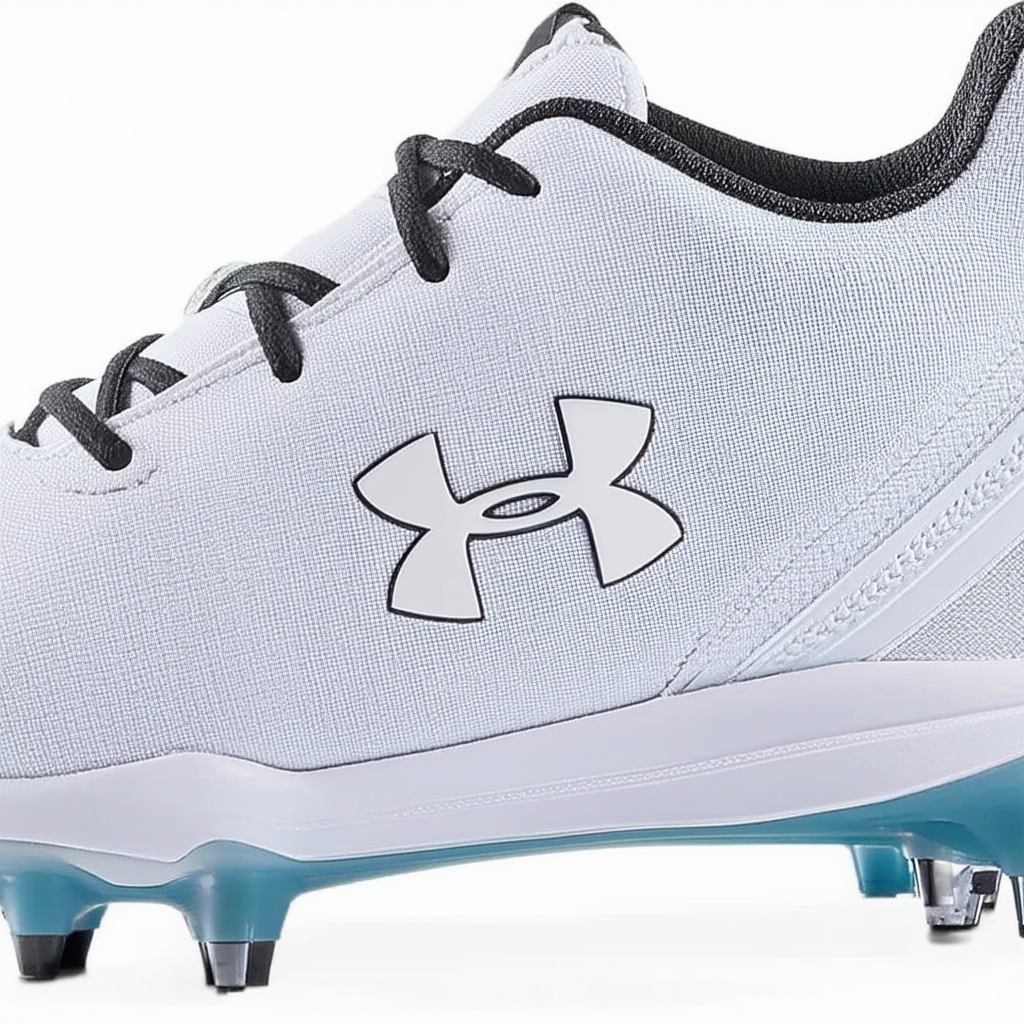Under Armour Unisex-Child Leadoff Mid Junior Rubber Molded Baseball Cleat Shoe