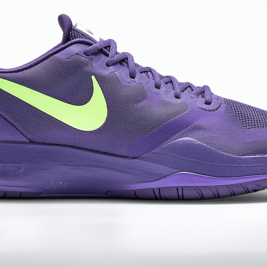 NIKE Womens Total Core TR 2 Shoes Purple/Volt/White