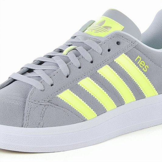 adidas NEO Women's Courtset W Sneaker, Grey/ Frozen Yellow/ White, 8.5 M US