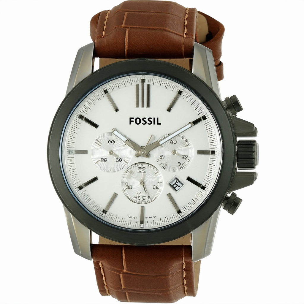 Fossil Men's ME3083 Modern Machine Automatic Leather Watch - Brown