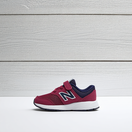 New Balance Kid's 519 V1 Running Shoe, Pomegranate/Vortex, 2 M US Infant