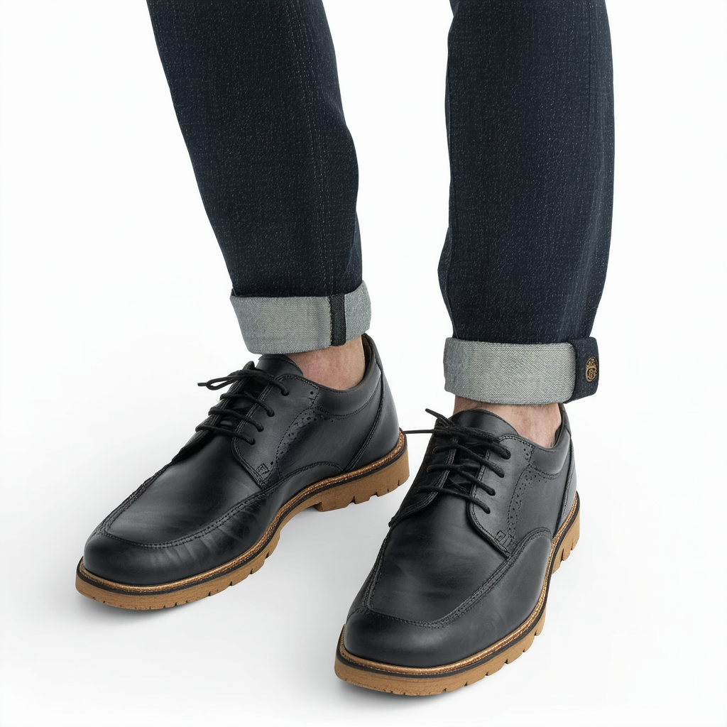 Dunham mens Winslow oxfords shoes, Black, 11.5 X-Wide US