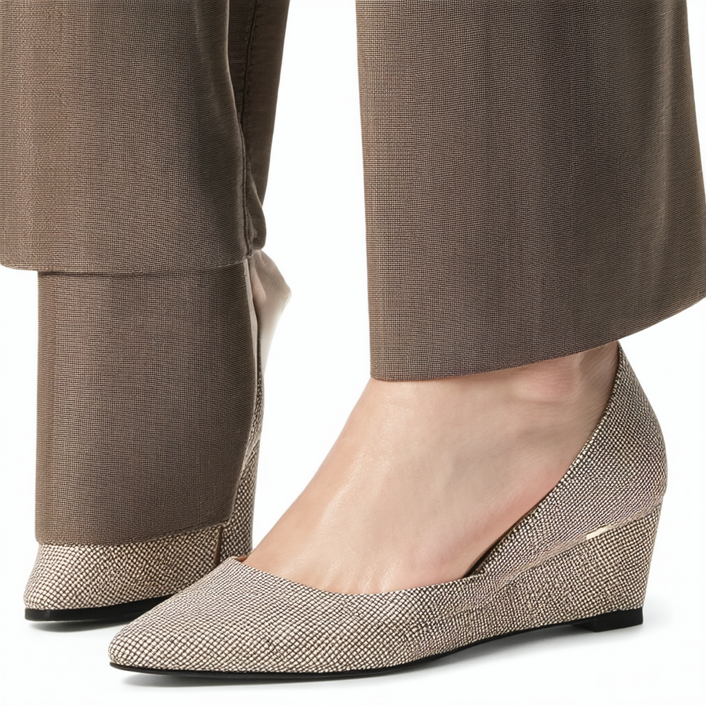 Anne Klein Sport Women's Peregrine Fabric Wedge Pump