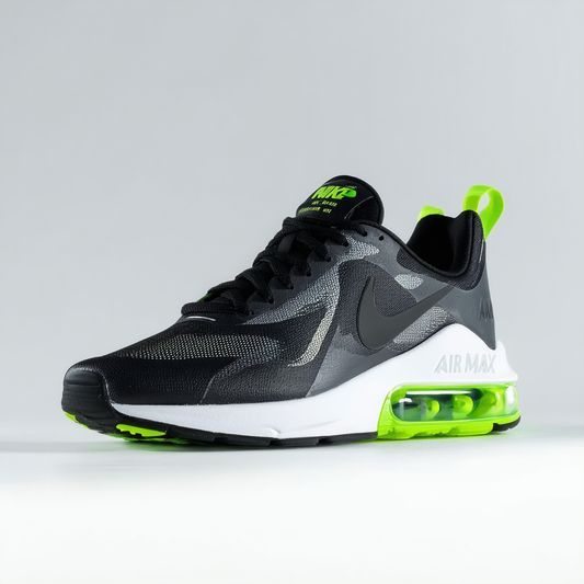 NIKE Air Max Motion Men's Sneakers Black/Venom Green/Grey 631767-003