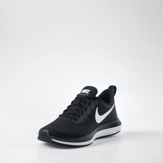 Nike Women's Sneaker, Black White, 8