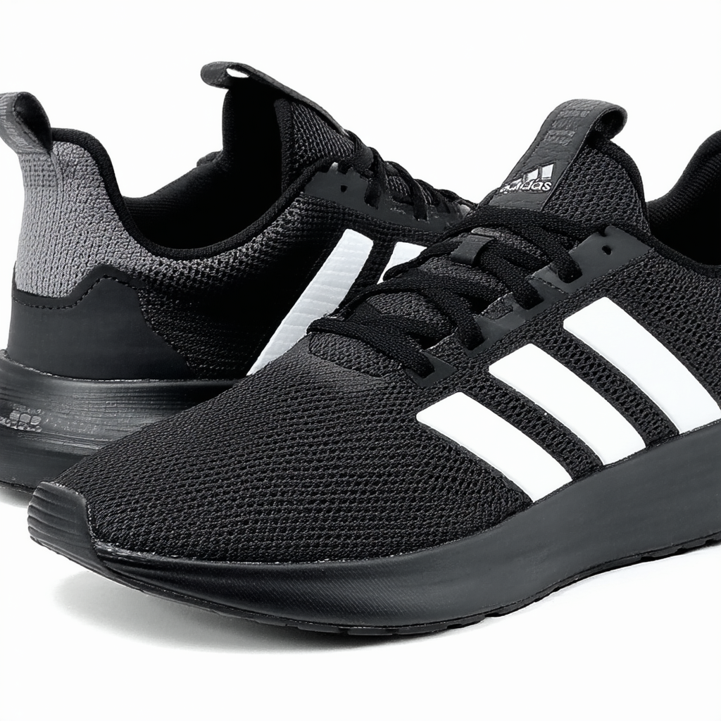 adidas NEO Men's CF Super Racer Running-Shoes,BLACK/WHITE/GREY FIVE,8.5 Medium US