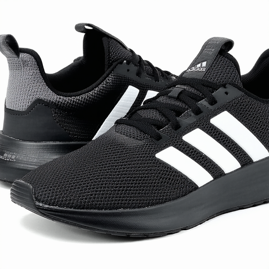adidas NEO Men's CF Super Racer Running-Shoes,BLACK/WHITE/GREY FIVE,8.5 Medium US