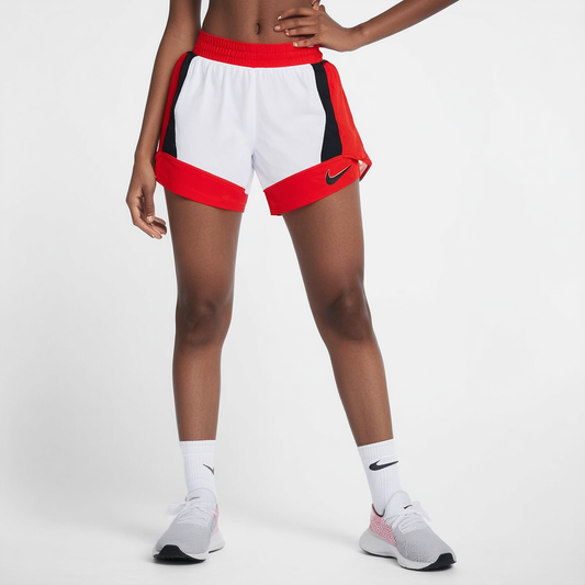 Nike Women's Tempo Colorblocked Running Shorts, Red, XS