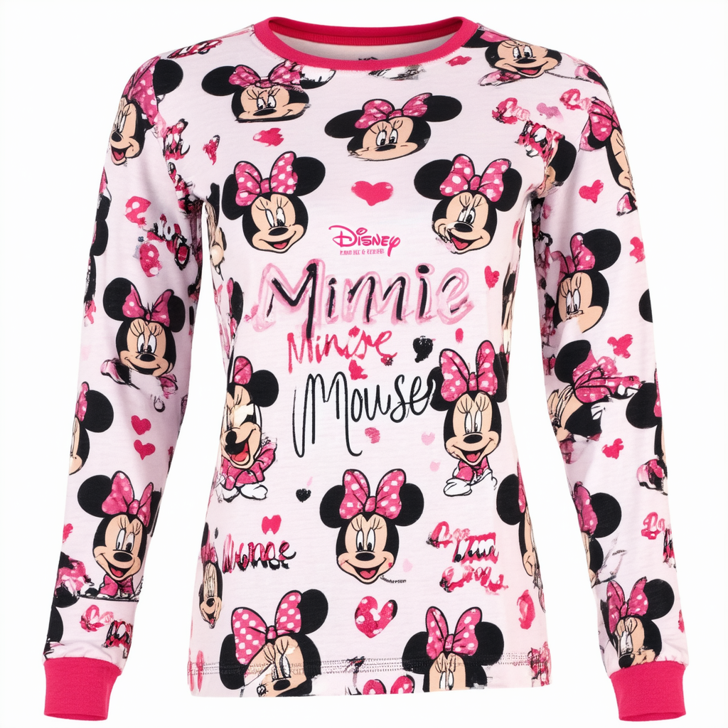 Disney Women's Minnie Mouse Long Sleeve Jersey