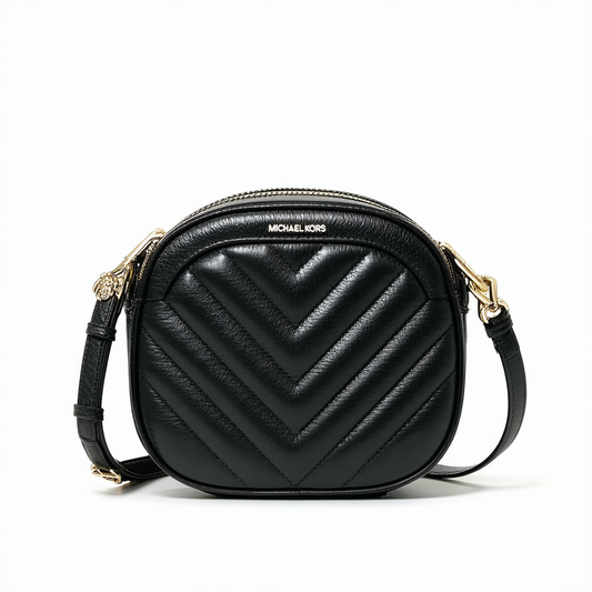 Michael Kors Vivianne Canteen Quilted Leather Crossbody Bag
