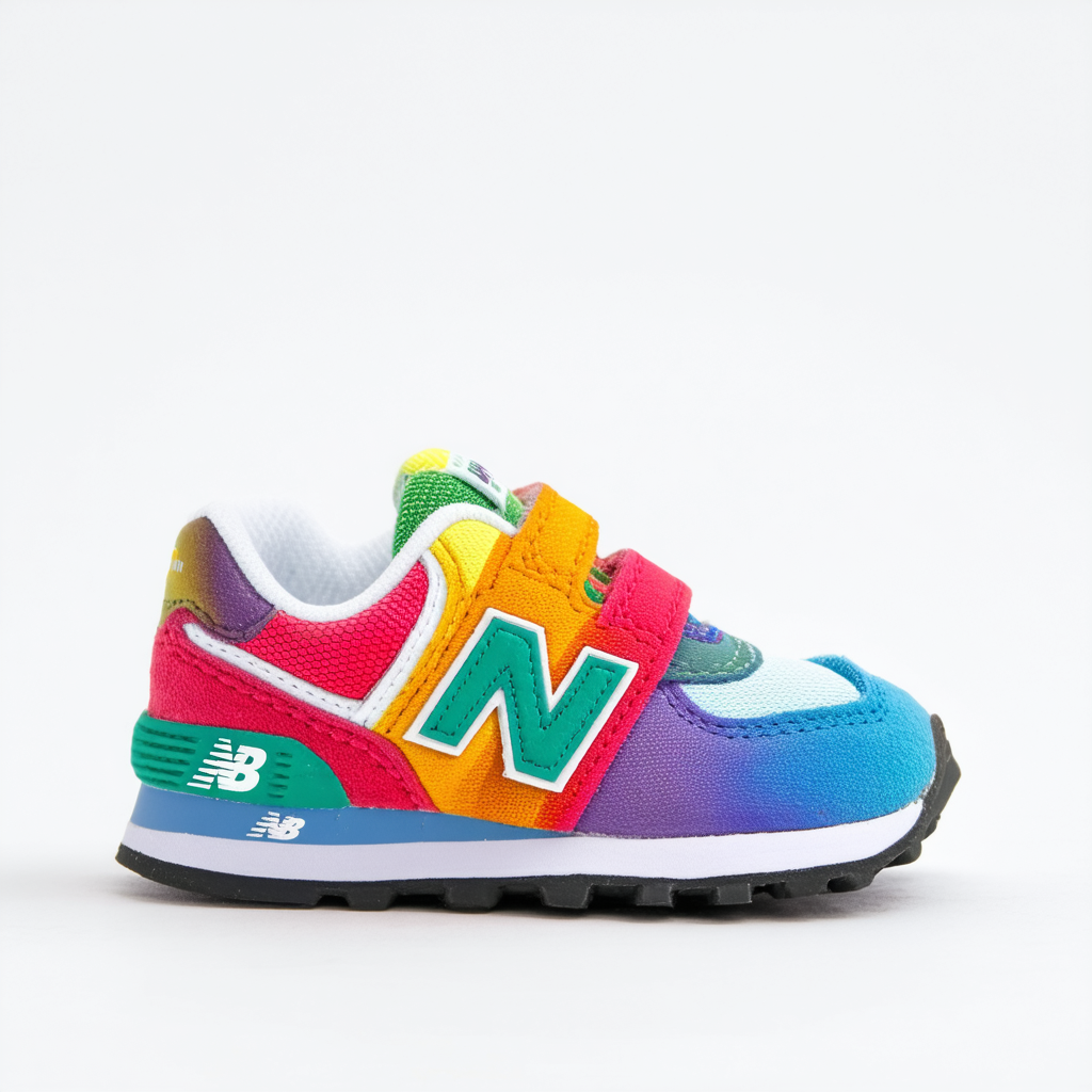 New Balance KL574 Rainbow Sneaker (Infant/Toddler)