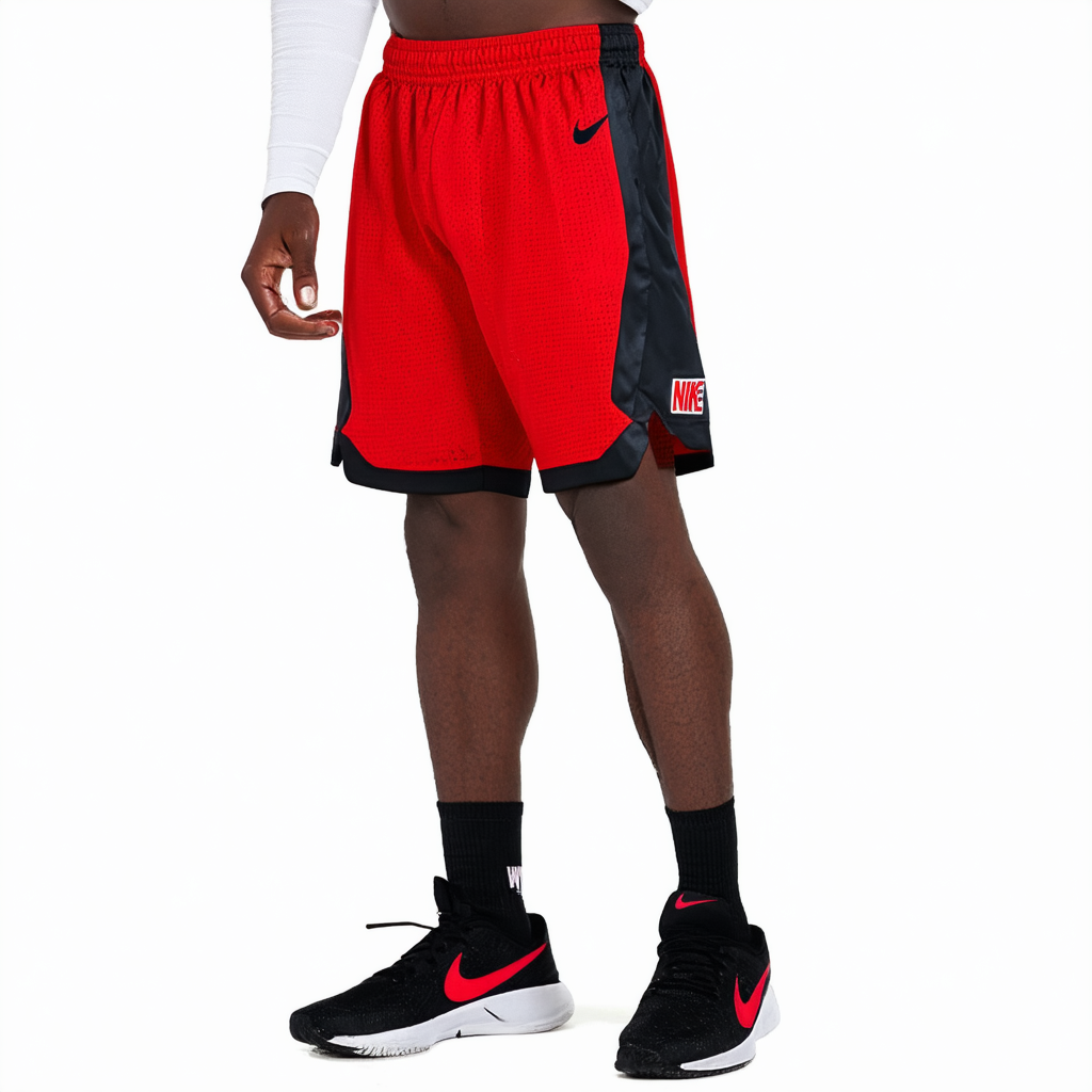 NIKE AW77 Ft Alumni Short -26 Challenge RED/Black 620634-600