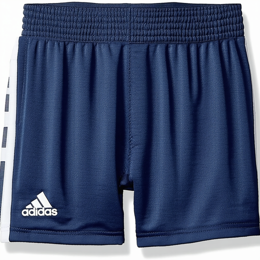 adidas boys Adi Clsic 3s Shorts, Collegiate Navy, Small US