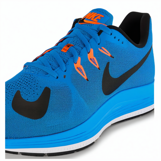 Nike Mens Lunarglide 5 , BLUE HERO/BLACK-ANTRACITE-TTL ORANGE , 8 M US