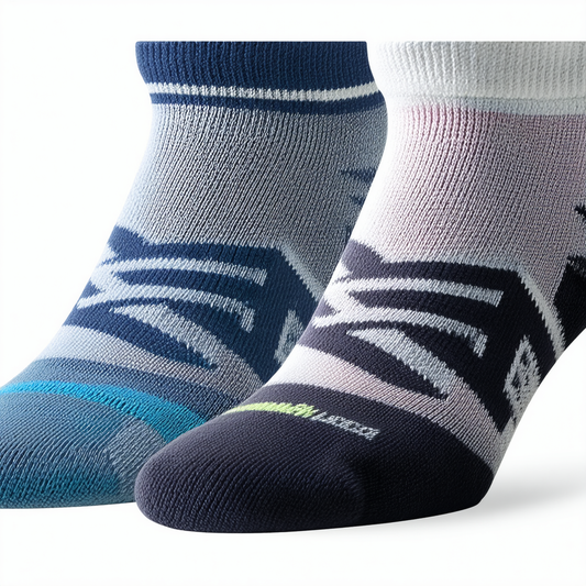 New Balance Unisex 2 Pack No Show with Coolmax Socks
