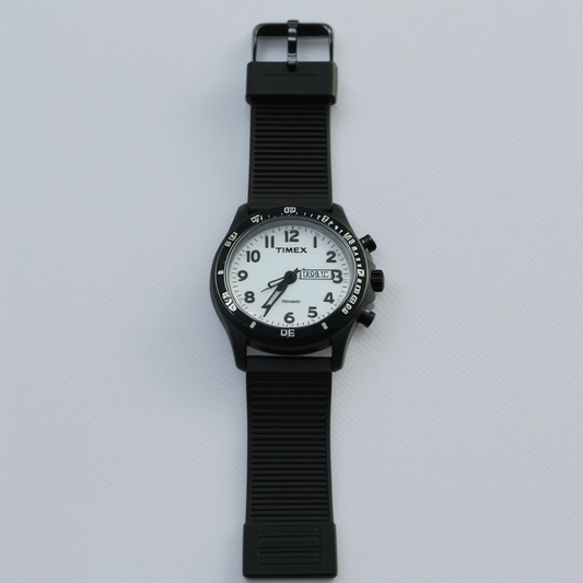 15mm Timex Black Watch Band for Vintage Ladies Ironman Triathlon TX382111