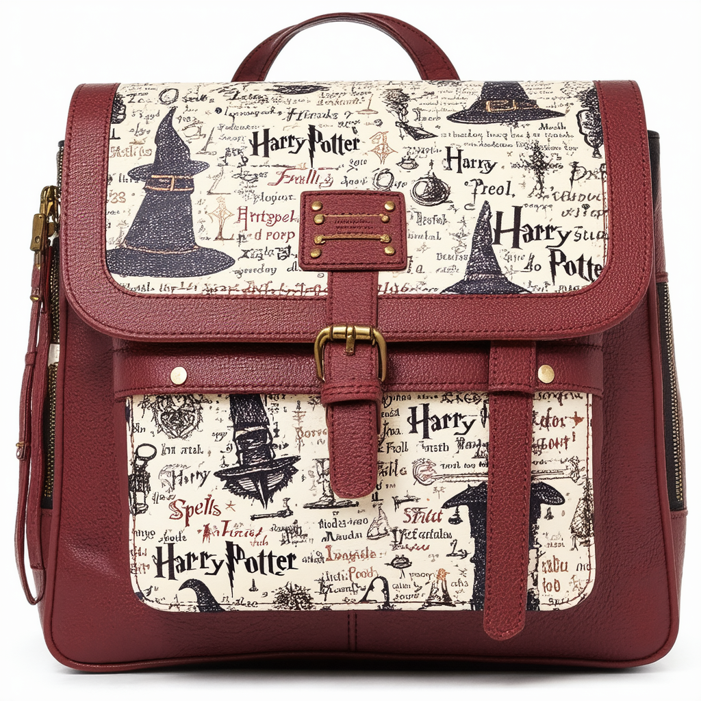 Loungefly Harry Potter Spells Flap Backpack