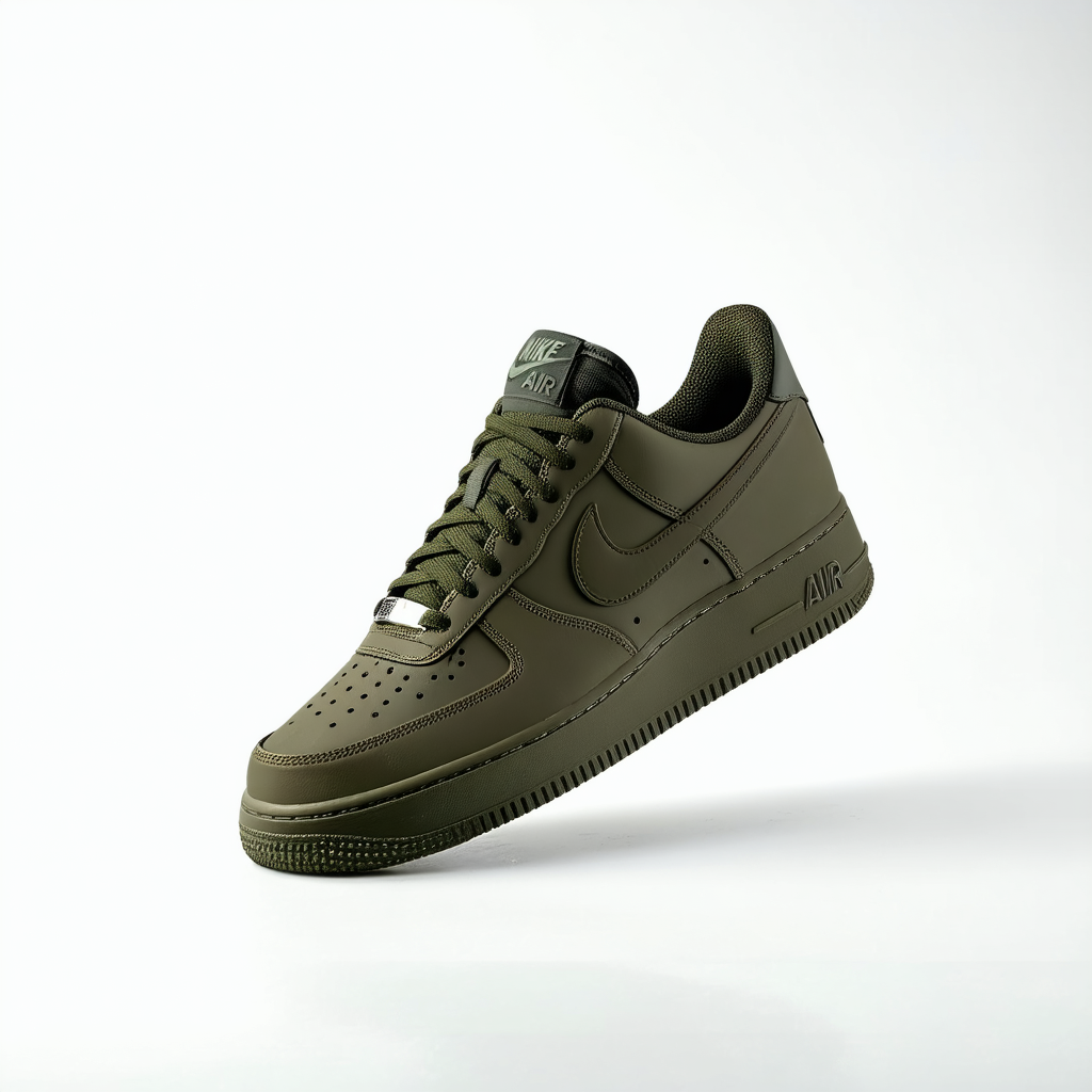 NIKE AIR FORCE 1 PRM SKIVE TEC VT MEDIUM OLIVE///MEDIUM OLIVE 537335-200