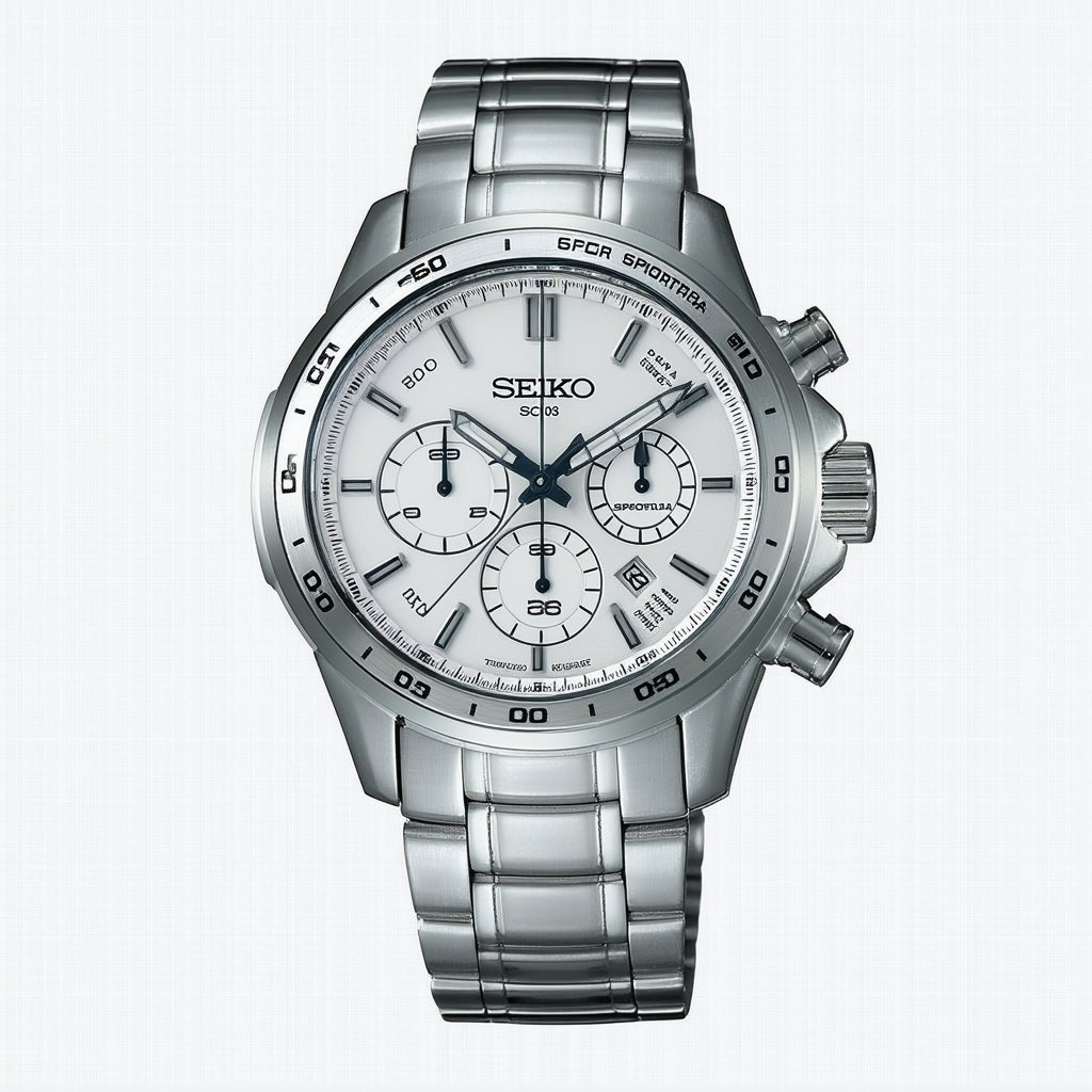 Seiko Men's SPC003 Sportura Retrograde Chronograph Watch