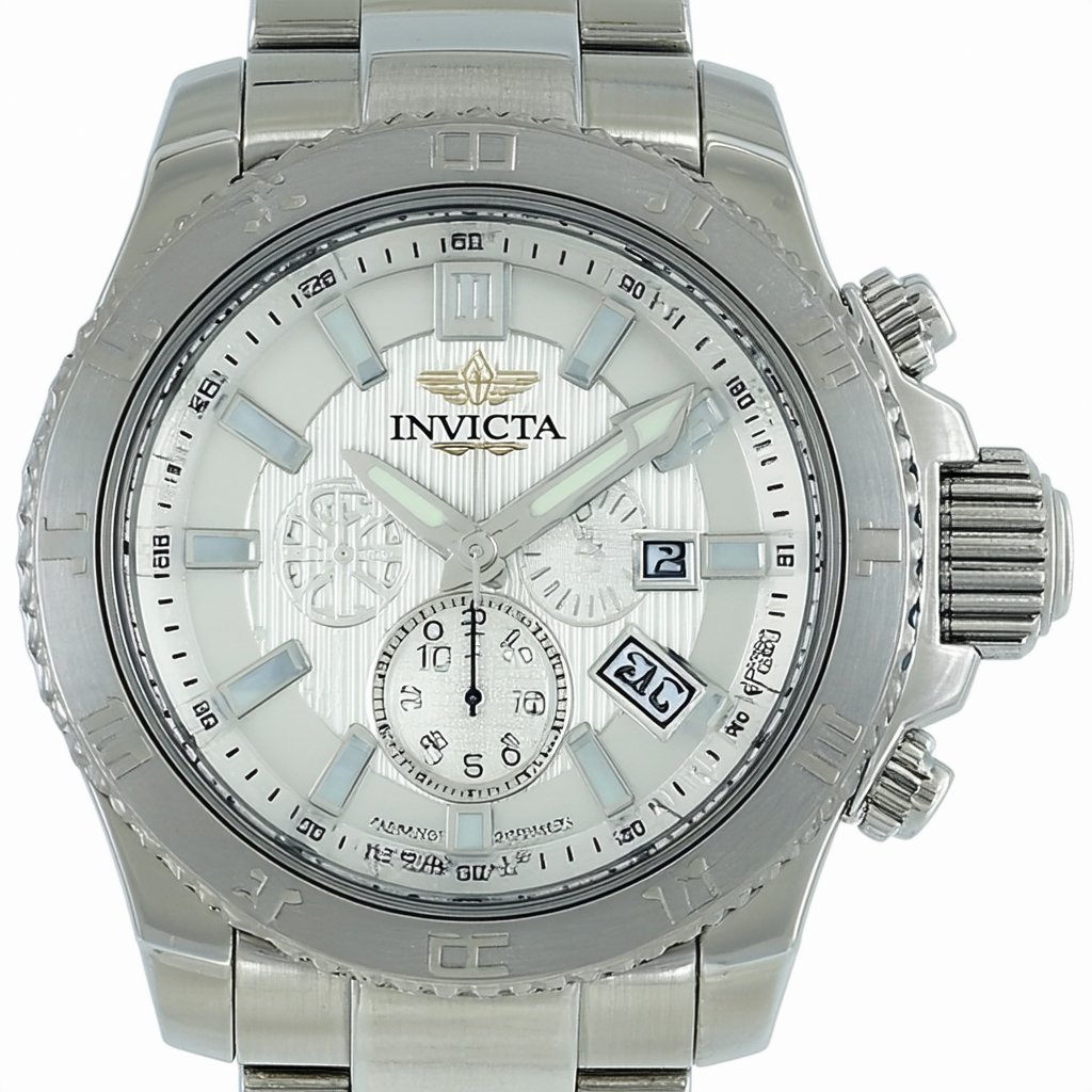 Invicta Men's 26040 Akula Analog Display Quartz Silver Watch