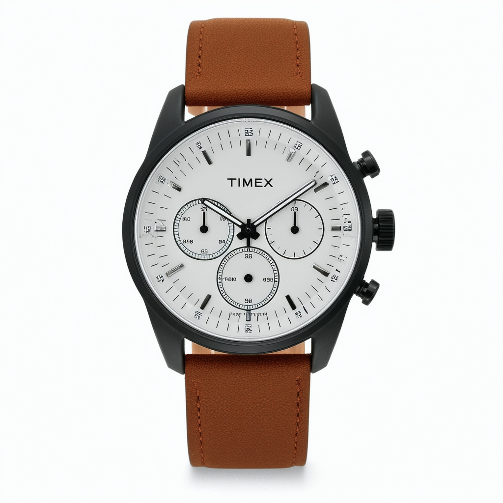 Timex Fairfield Supernova Chrono Brown/Silver One Size