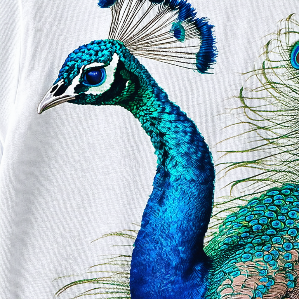 The Mountain Kids Vibrant Peacock T-Shirt