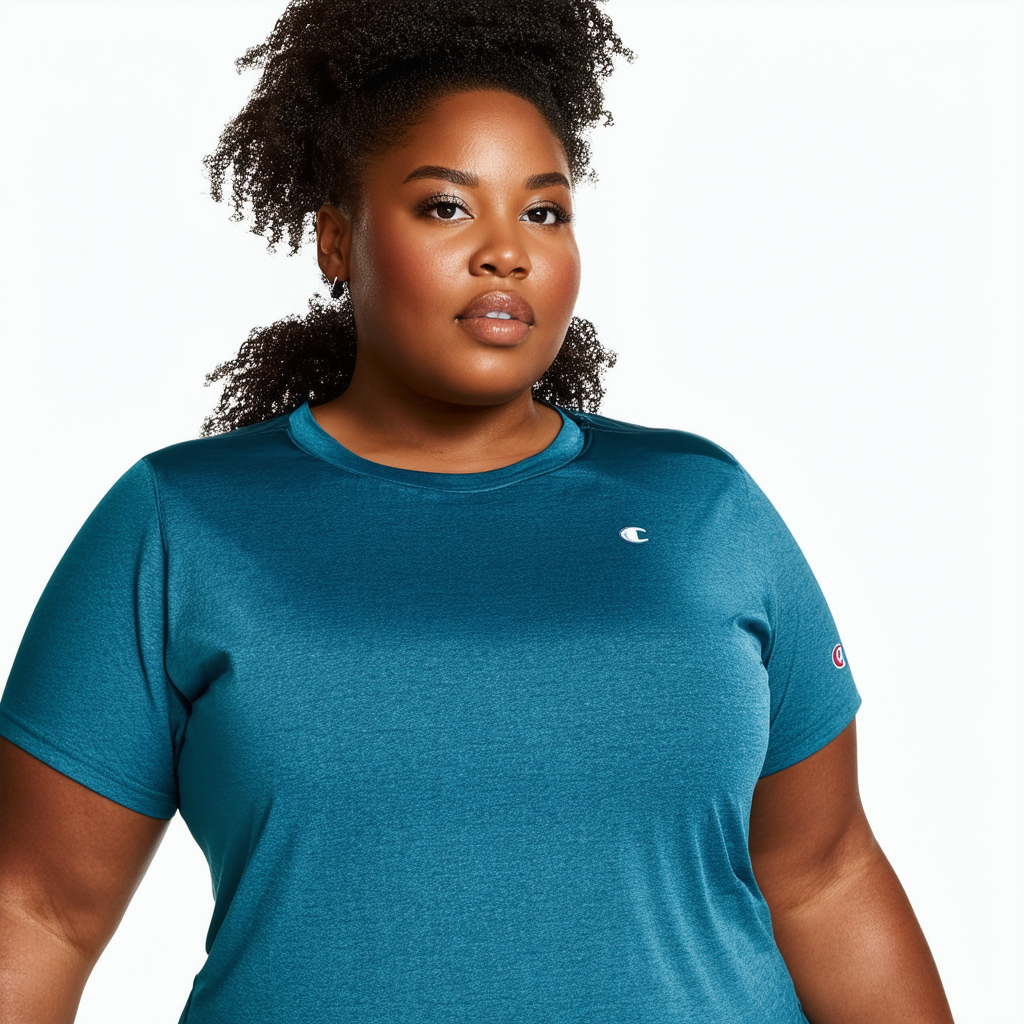 Champion Women's Plus-Size Double Dry T-Shirt